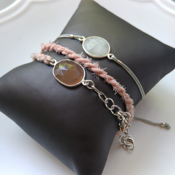 silver moonstone bracelet